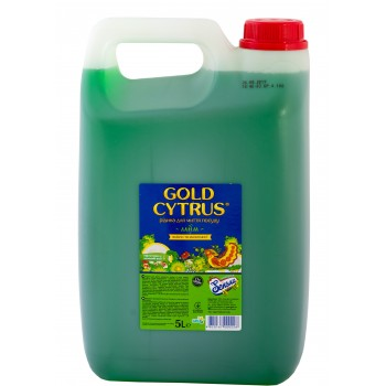 Gold Cytrus рідина д/миття посуду 5л зелений